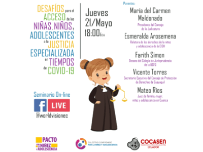 Desafíos para el acceso de las niñas, niños y adolescentes a la justicia especializada en tiempos de&nbsp;COVID-19
