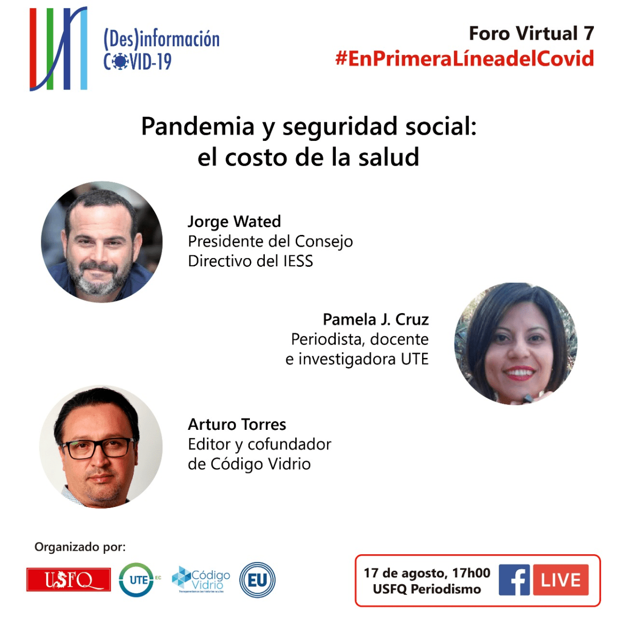 #EnPrimeraLíneadelCovid Pandemia y seguridad social: el costo de la&nbsp;salud